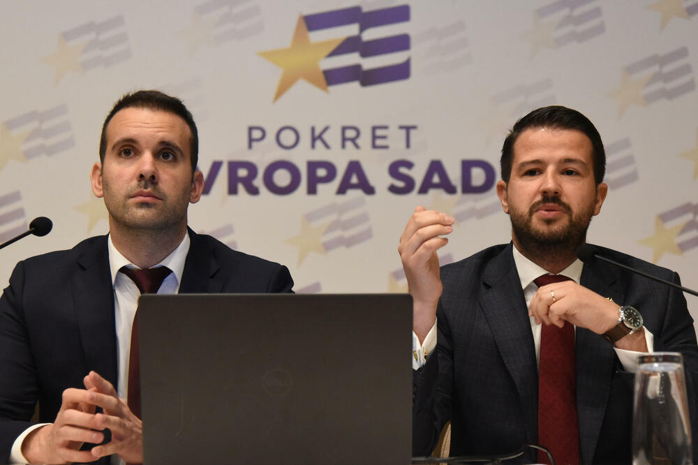 GO PES-a sjutra o izborima: Spajić i Milatović, Foto: Luka Zekovic