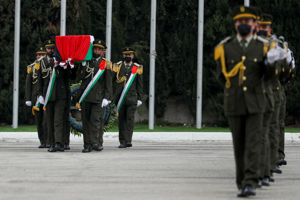Sahrana bivšeg palestinskog premijera Ahmeda Kureija, Foto: REUTERS