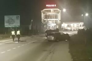 Bijelo Polje: Saobraćajna nezgoda na obilaznici, dvije osobe...