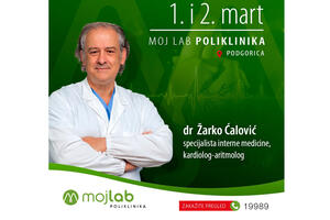 Dr Ćalović, specijalista interne medicine, uži specijalista...