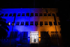Zgrade Predsjednika i Skupštine večeras u bojama ukrajinske zastave