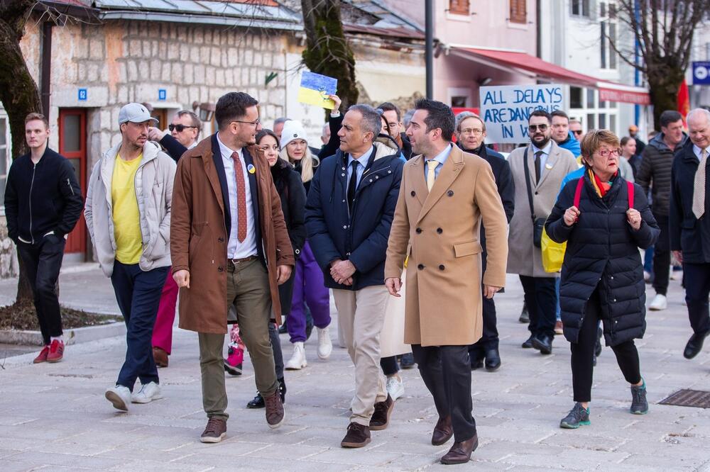 Sa skupa na Cetinju, Foto: twitter.com/EUAmbME