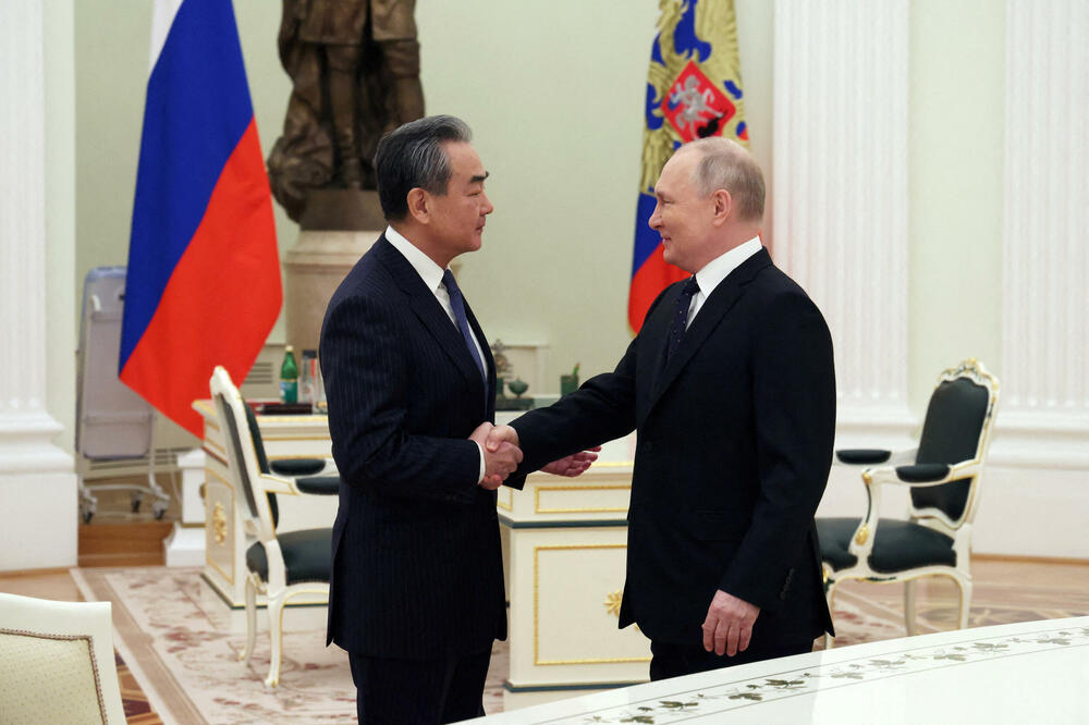 Vang Ji sa Vladimirom Putinom u Moskvi, Foto: Rojters