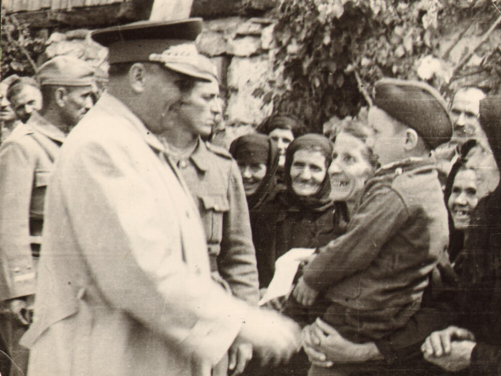 Srdačan pozdrav s ljevorečkim dječakom Slavkom Popovićem