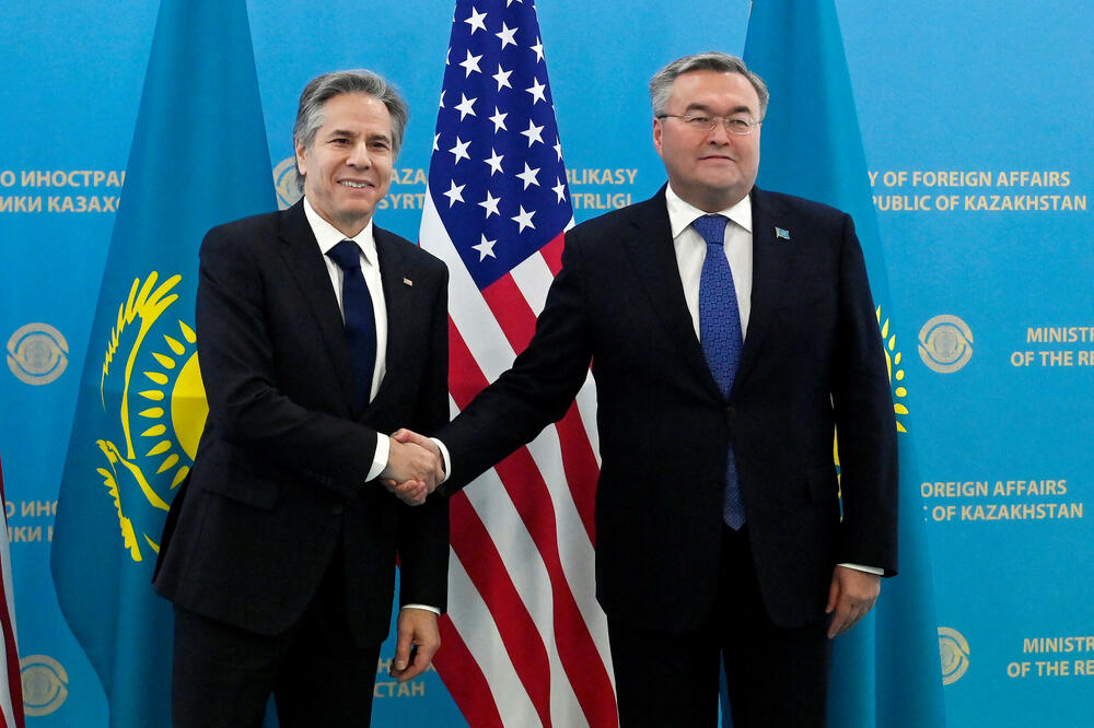 Blinken i Tleuberdi, Foto: Reuters