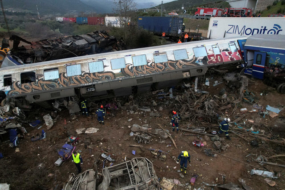 <p>Predsjednik Panhelenske željezničke federacije Janis Dicas rekao je da vjeruje da se nesreća desila zbog nečije greške</p>