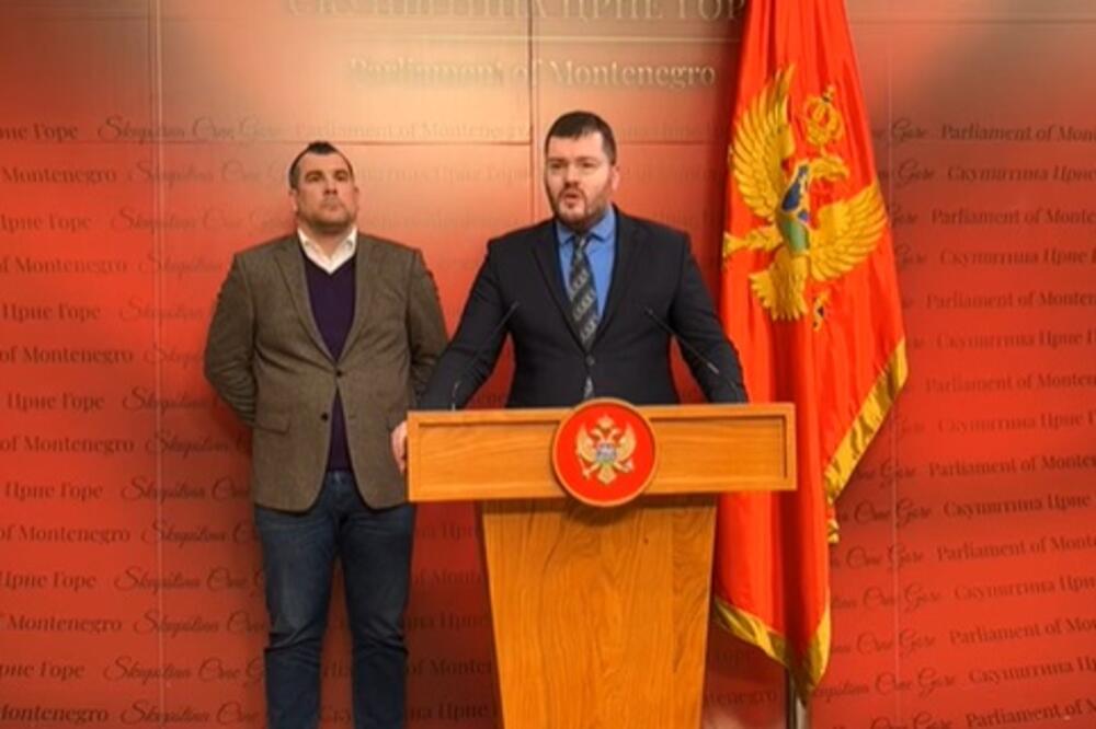 Sa pres konferencije, Foto: Facebook/Demokrate