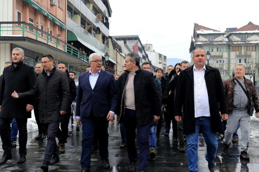 Mandić u Pljevljima, Foto: Medijski tim predsjedničkog kandidata Andrije Mandića