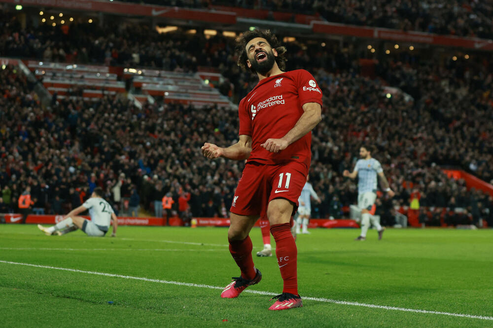 Kop očekuje da u najvećem derbiju Mo prestigne 128 pogodaka u ligi, rekordera kluba Robija Faulera, Foto: REUTERS