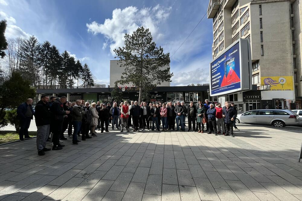 Sa protesta malinara u Bijelom Polju, Foto: Jadranka Ćetković