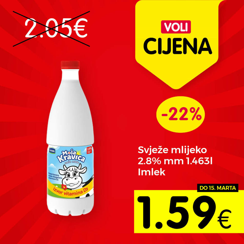 <p><em>Posjetite obližnji Voli ili Naš diskont market</em></p>