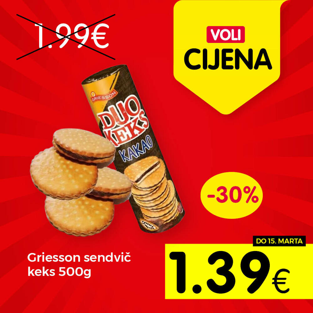 <p><em>Posjetite obližnji Voli ili Naš diskont market</em></p>