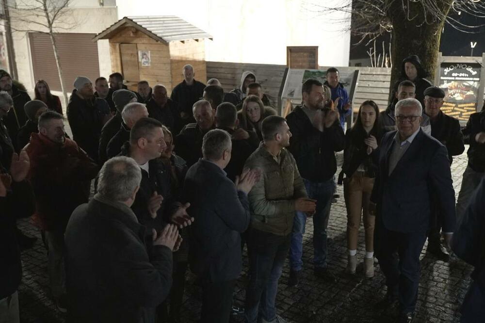 Mandić u Kolašinu, Foto: Medijski tim Andrije Mandića