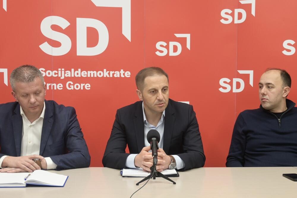 Sa sjednice opštinskog odbora SD-a na Cetinju, Foto: SDCG