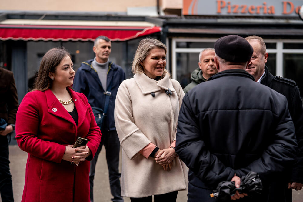 Vuksanović Stanković u Rožajama, Foto: SDP