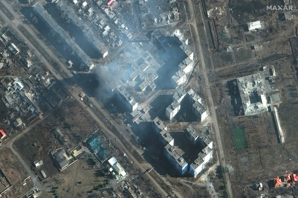 Satelitski snimak Bahmuta, Foto: Reuters