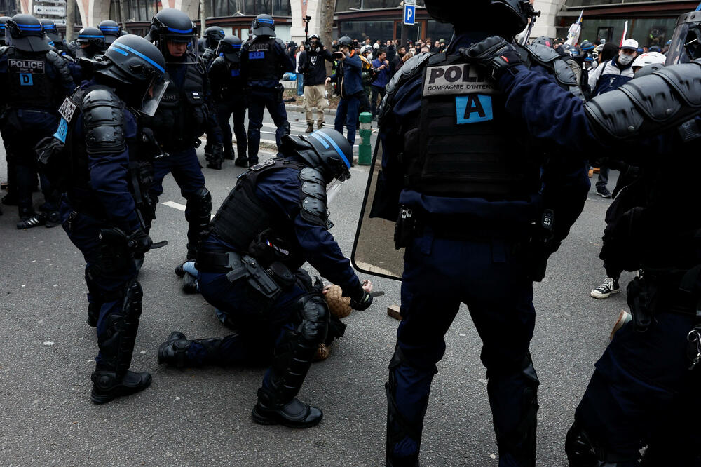 Sa protesta u Parizu, Foto: Reuters