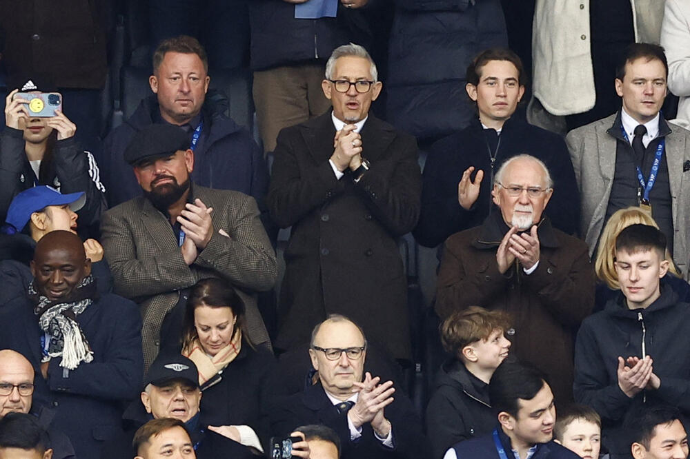 Umjesto za komentatorskim pultom, LIneker je bio na King Paueru i pobjedi Čelsija u Lesteru, Foto: REUTERS