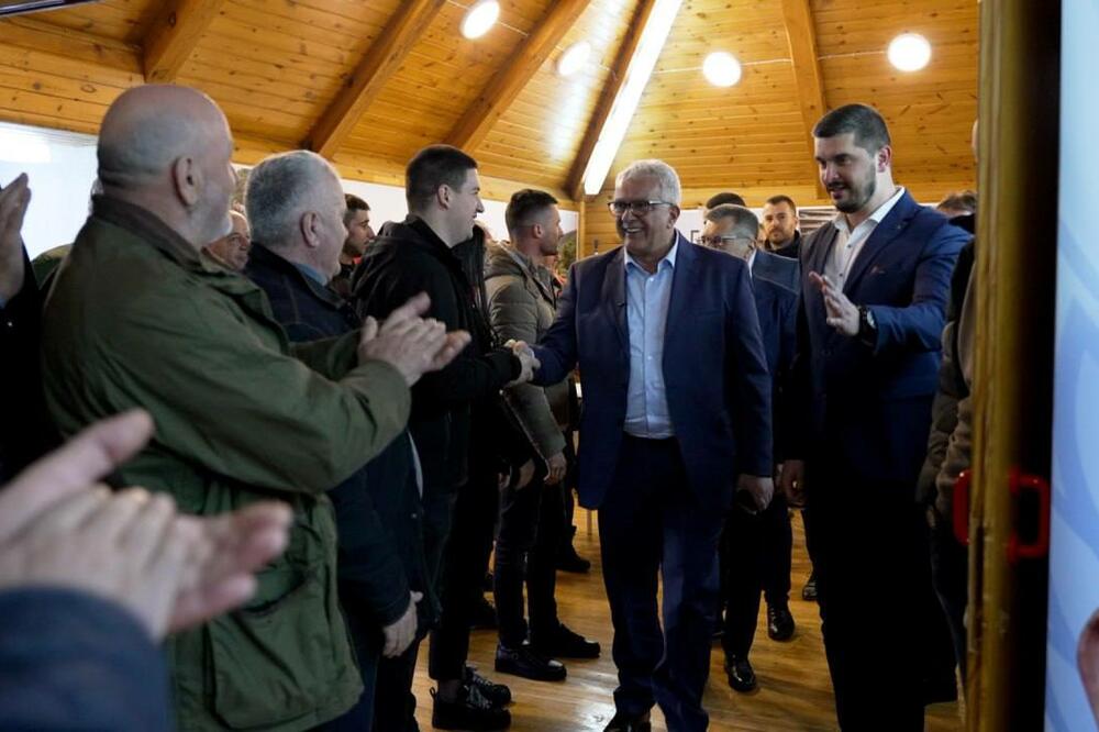 Mandić na Žabljaku, Foto: Demokratski front