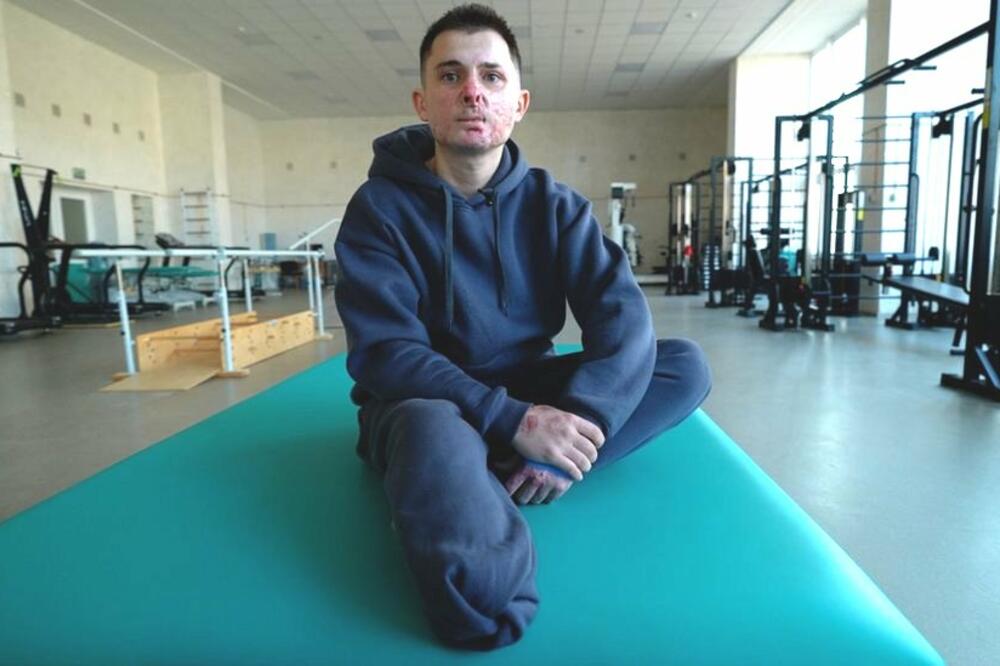 Ilja Pilipenko je teško ranjen kad je njegov tenk prešao preko mine u južnoj Ukrajini, Foto: BBC