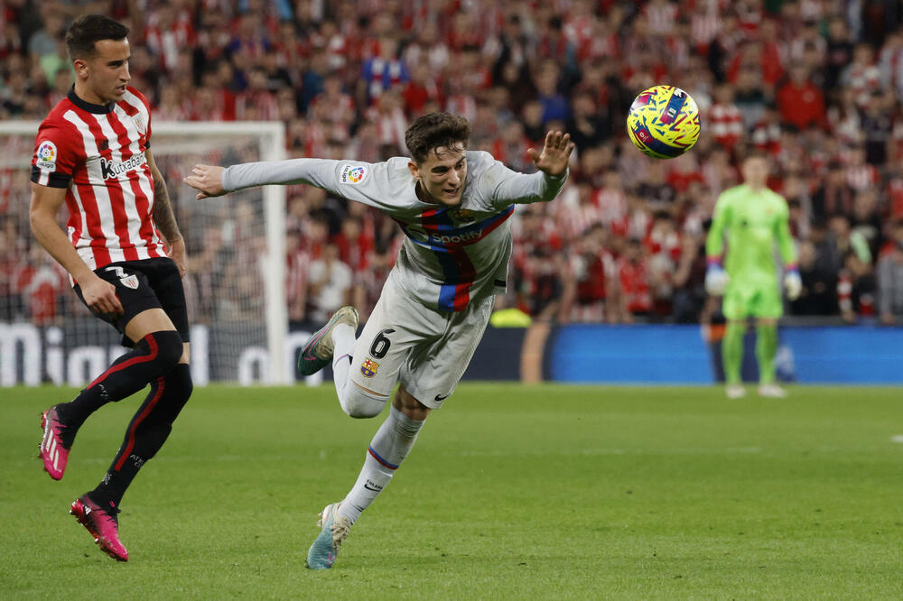 Posljednji nastup ove sezone u „šestici”: Gavi će od sljedeće utakmice nositi dres sa brojem 30, Foto: Reuters/Vincent West