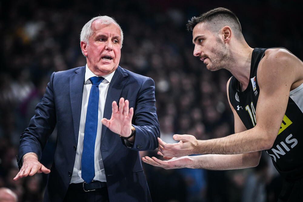 Željko Obradović i Janis Papapetru, Foto: ABA League j. t. d/Dragana Stjepanović