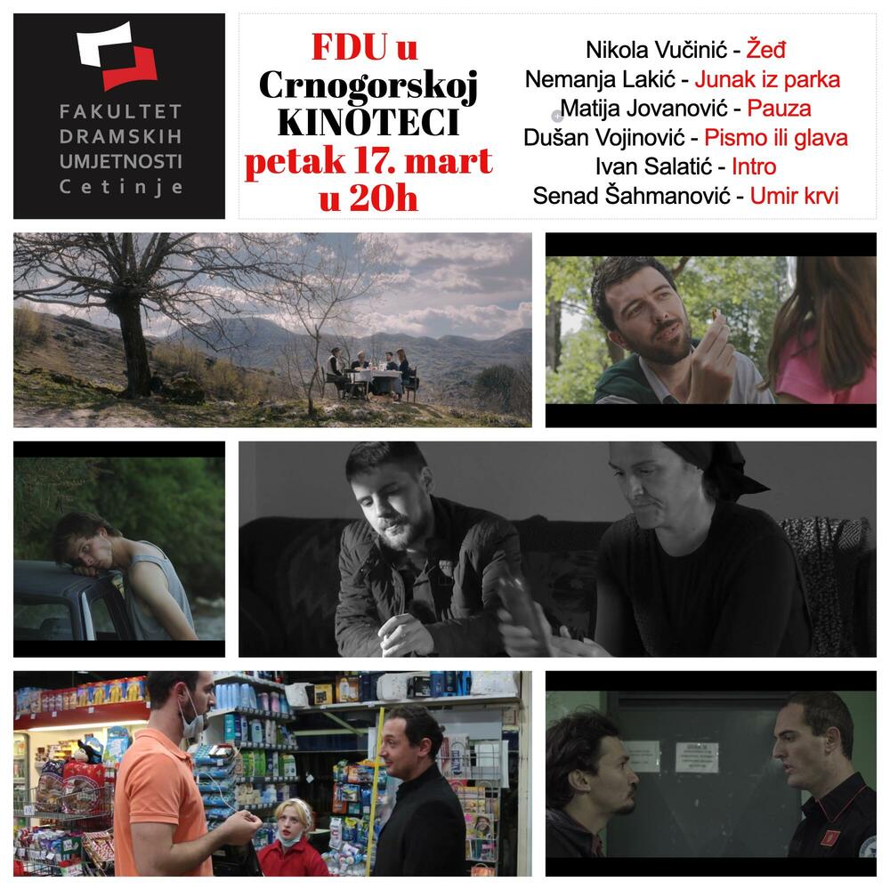 Večerašnji program