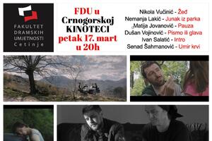 FDU u Crnogorskoj kinoteci od 17. marta