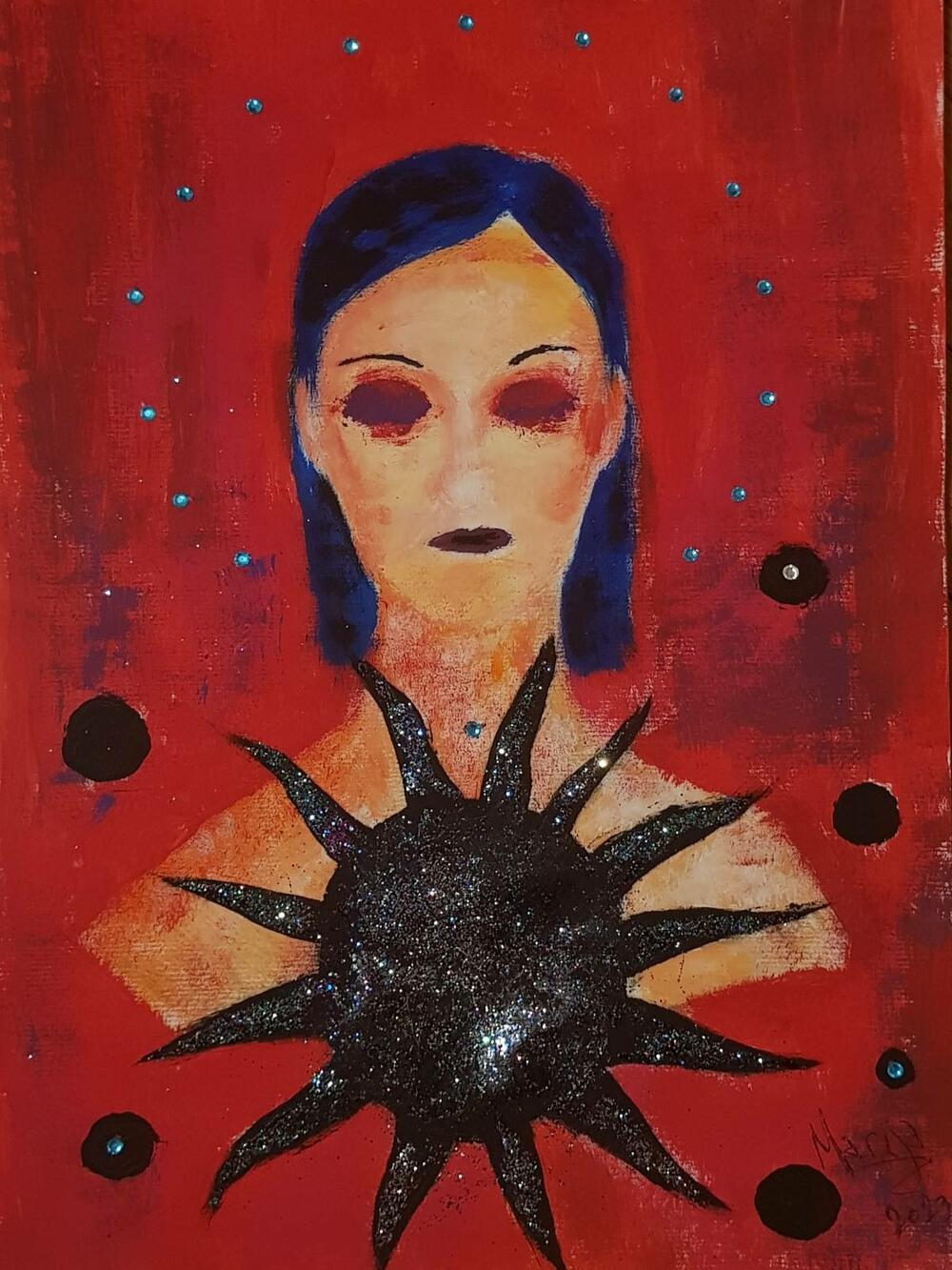 Jedna od slika Marije Vujošević