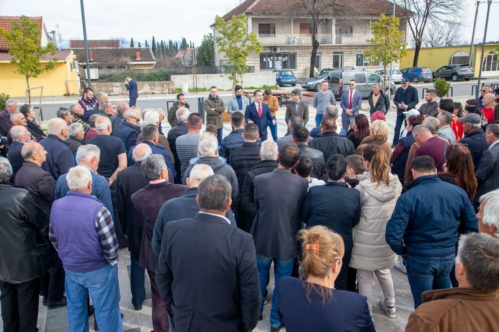 Bečić u Zeti, Foto: Medijski pul predsjedničkog kandidata Alekse Bečića