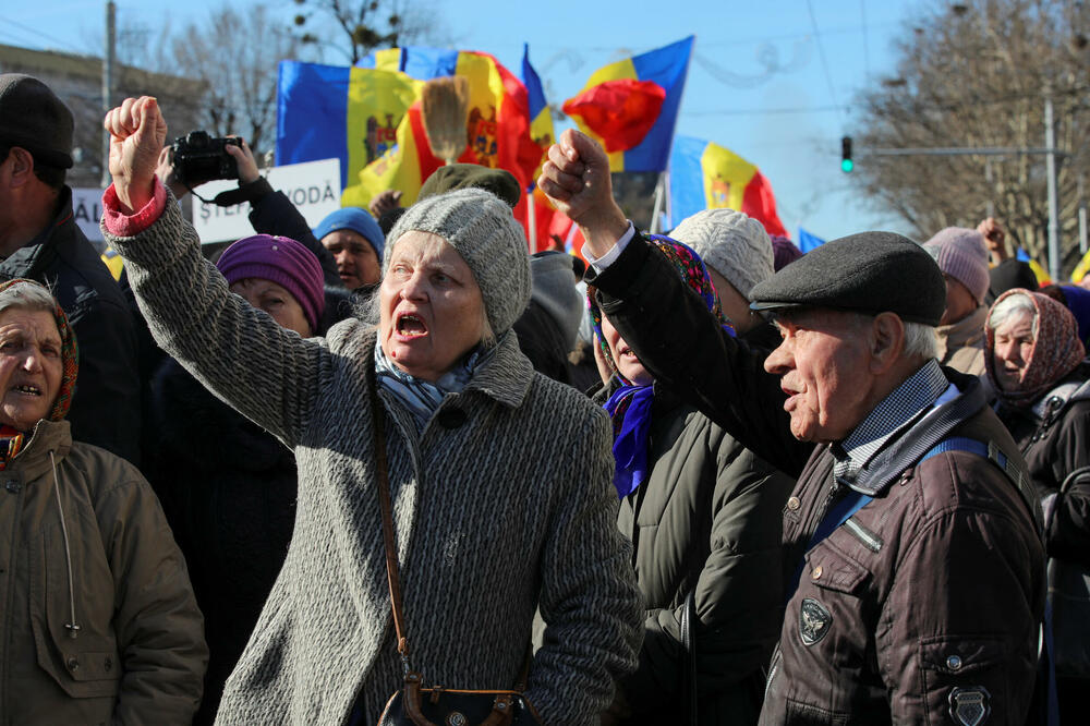Sa protesta u Kišinjevu, Foto: Reuters