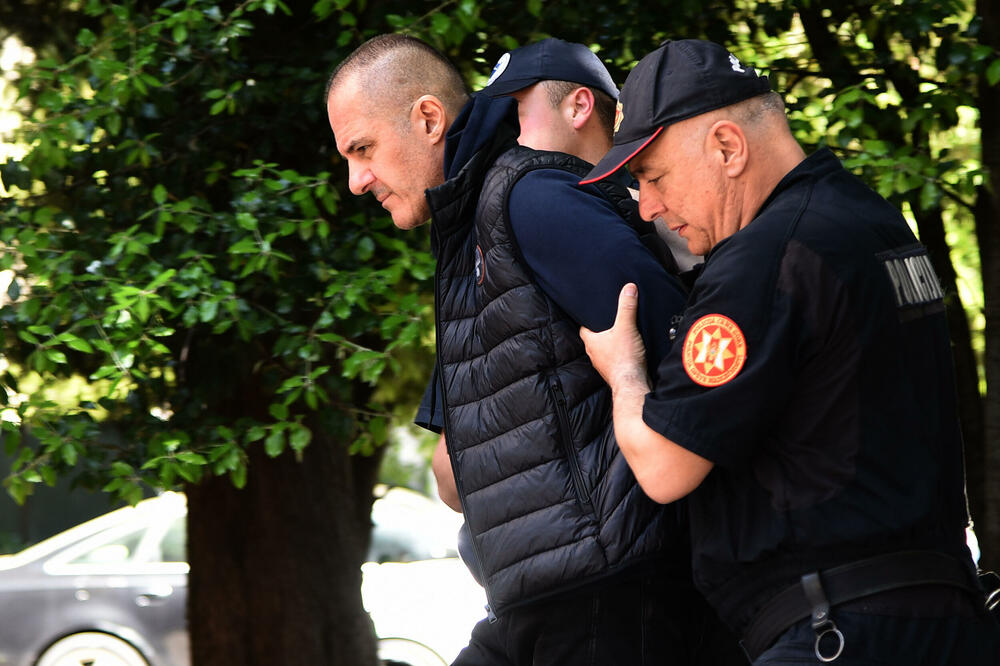 Sa jednog od privođenja Jovanića, Foto: Boris Pejović