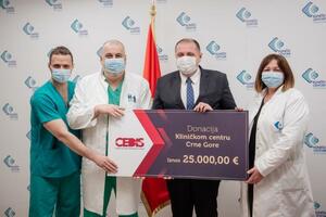 CEDIS donirao 25 hiljada eura Kliničkom centru