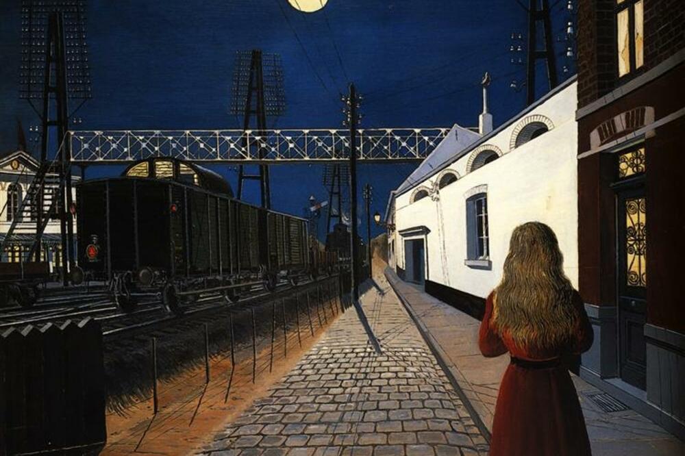 ”Samoća”, Paul Delvaux, Foto: Wikipedia