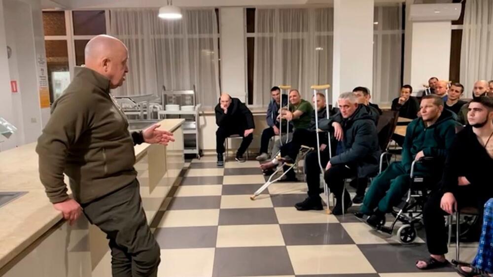 Vođa Vagnera sa povrijeđenim borcima prošle godine 