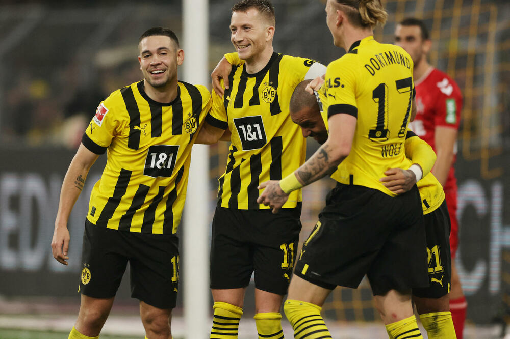 Rojs slavi svoj  drugi pogodak, Foto: REUTERS