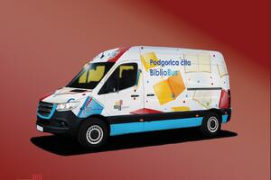 BiblioBus mobile library from March 21 on the streets of Podgorica