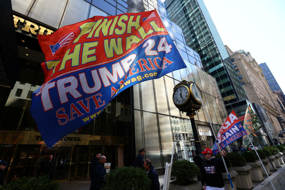 Trampove pristalice Njujork