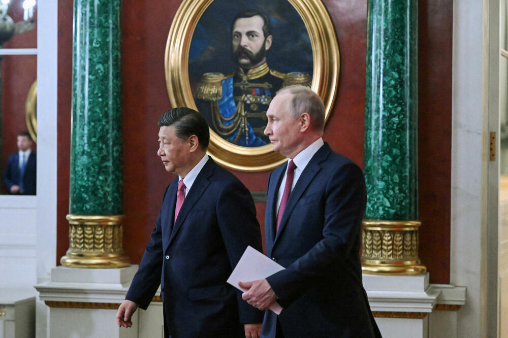 Odnosi “na vrhuncu istorijskog razvoja”: Si i Putin u Kremlju, Foto: Rojters