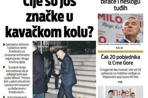 Naslovna strana "Vijesti" za četvrtak, 23. mart 2023. godine