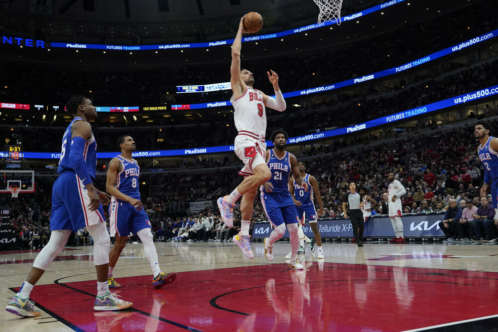 Vučević na sinoćnjem meču, Foto: Reuters