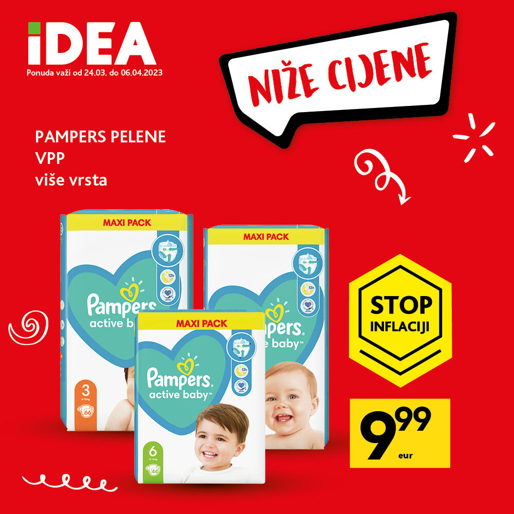 <p>Stiže još jedan petak i novih 1.000 proizvoda po sniženim cijenama. Zato, vrijeme je da se prisjetimo šta vas to očekuje iza slogana „Niže cijene“, u svim IDEA prodavnicama.</p>