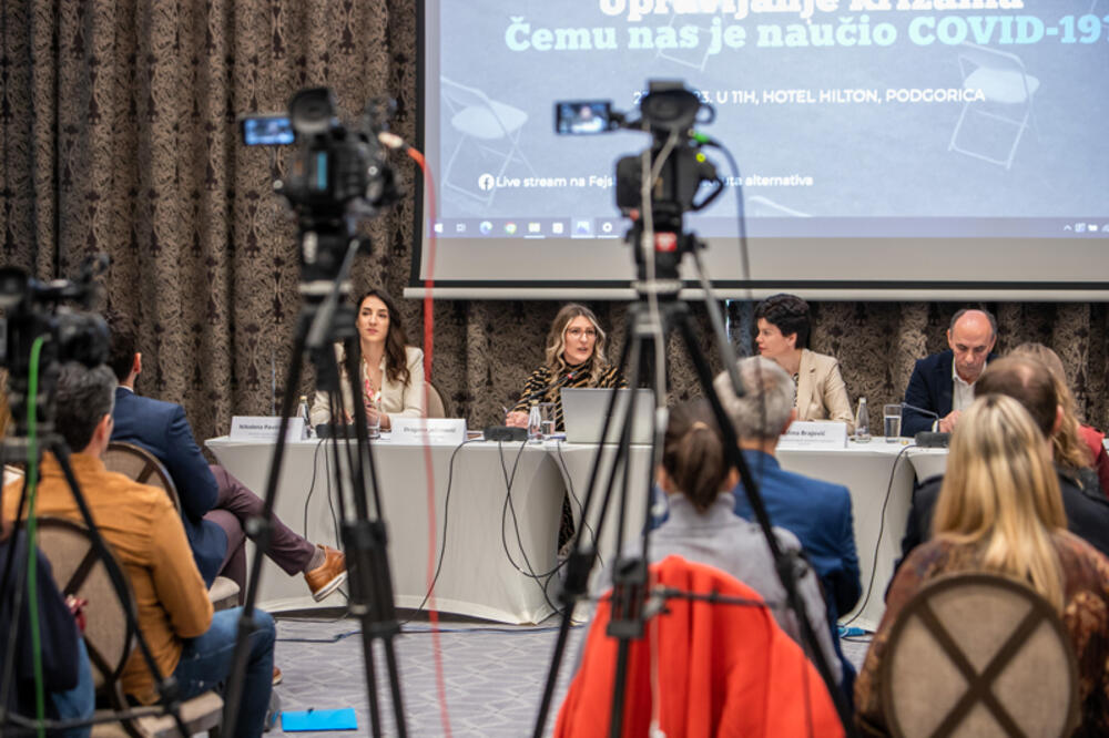 Sa diskusije "Upravljanje krizama – Čemu nas je naučio COVID-19", Foto: PR Centar