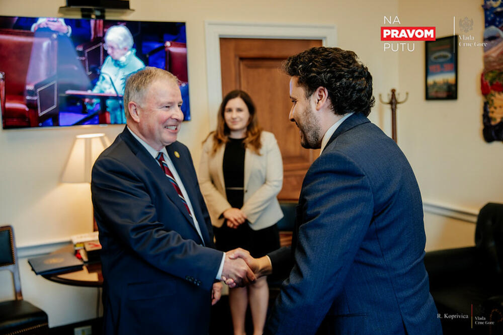 Abazović i Lamborn, Foto: Vlada Crne Gore