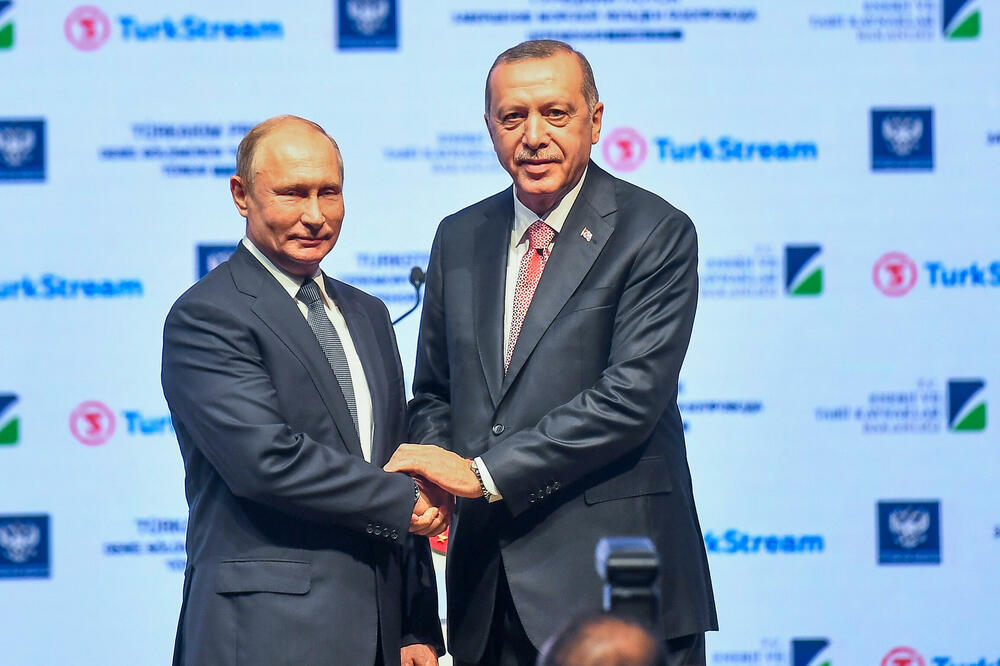Putin i Erdogan tokom susreta u Istanbulu u novembru 2018., Foto: Reuters