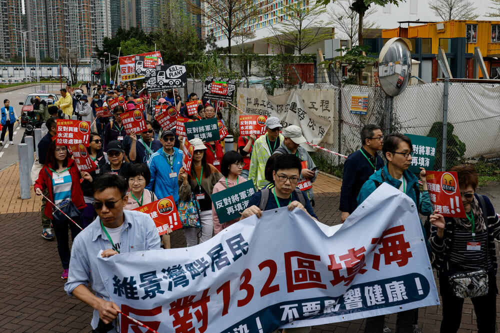 Demonstranti u Hong Kongu, Foto: REUTERS