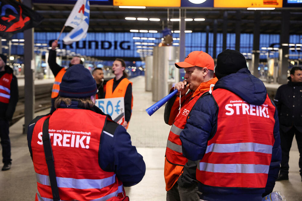 Njemački radnici štrajkuju (2023.), Foto: Reuters