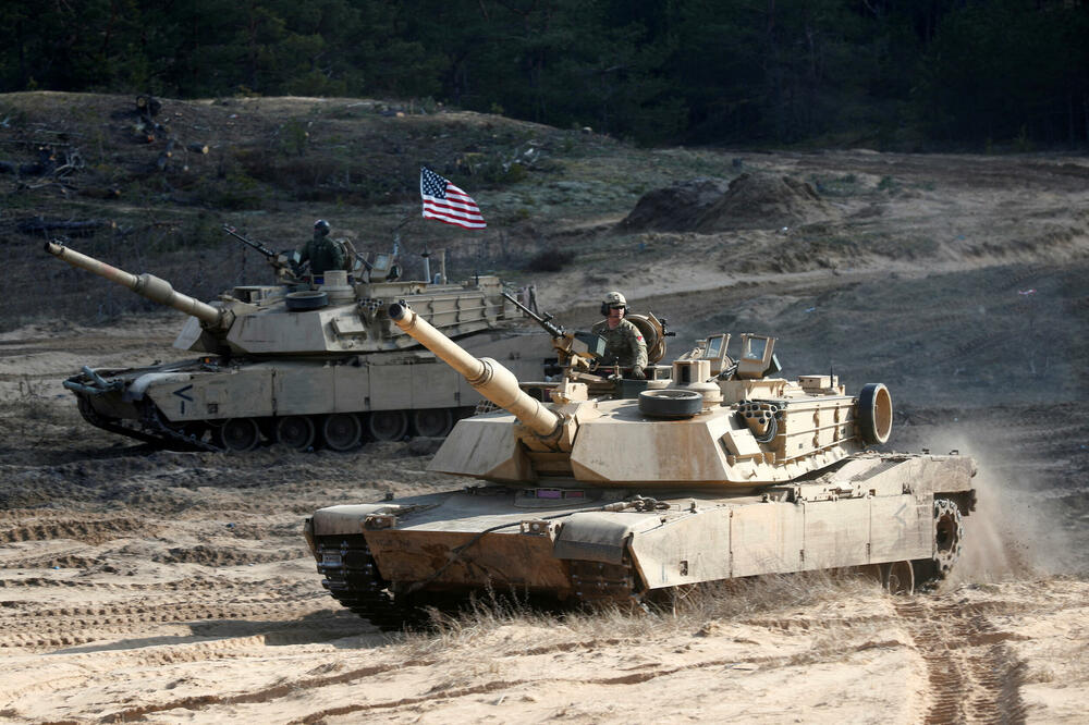 Tenk M1A1 Abrams na NATO vježbi 2021. godine, Foto: Reuters