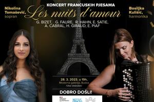 Koncert francuskih pjesama u Budvi