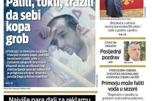 Naslovna strana "Vijesti" za 28. mart 2023. godine